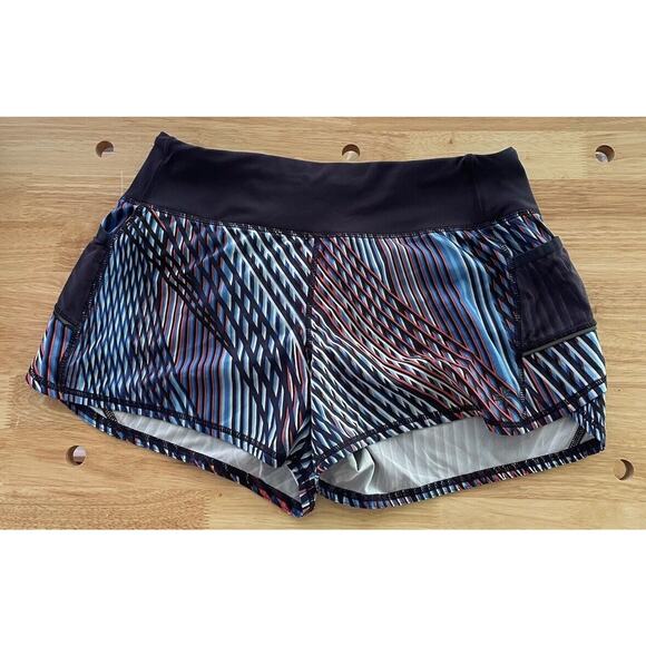 Athleta Shorts Mosaic Ready Set Go Lined Athletic Athleasure Womens Small - Picture 1 of 8